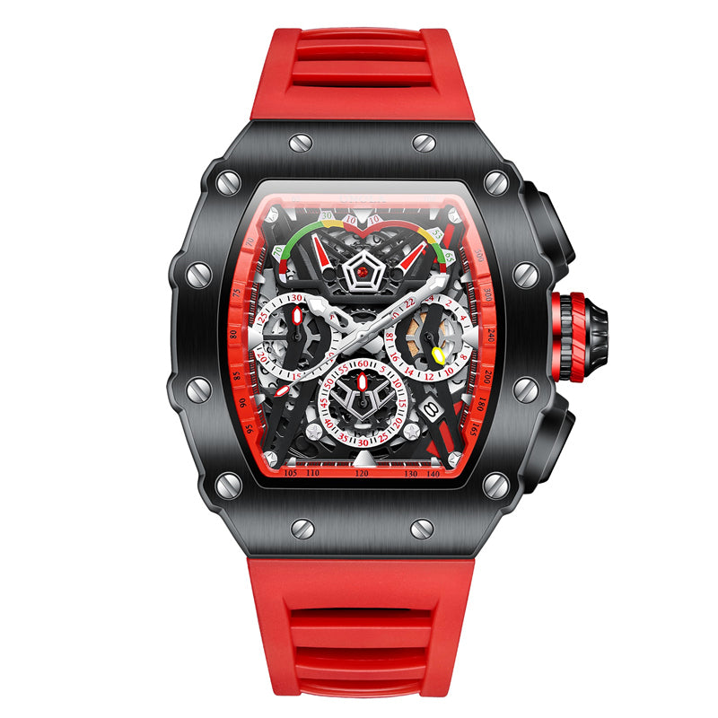 Watch Hollow Chronograph Quartz 30M Waterproof