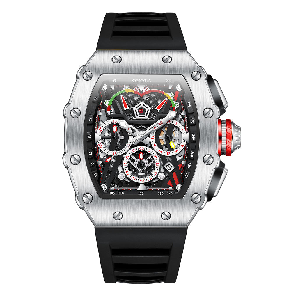 Watch Hollow Chronograph Quartz 30M Waterproof