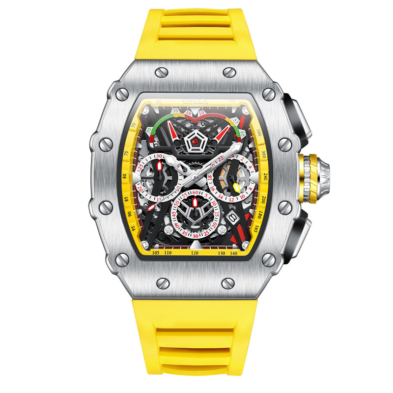 Watch Hollow Chronograph Quartz 30M Waterproof