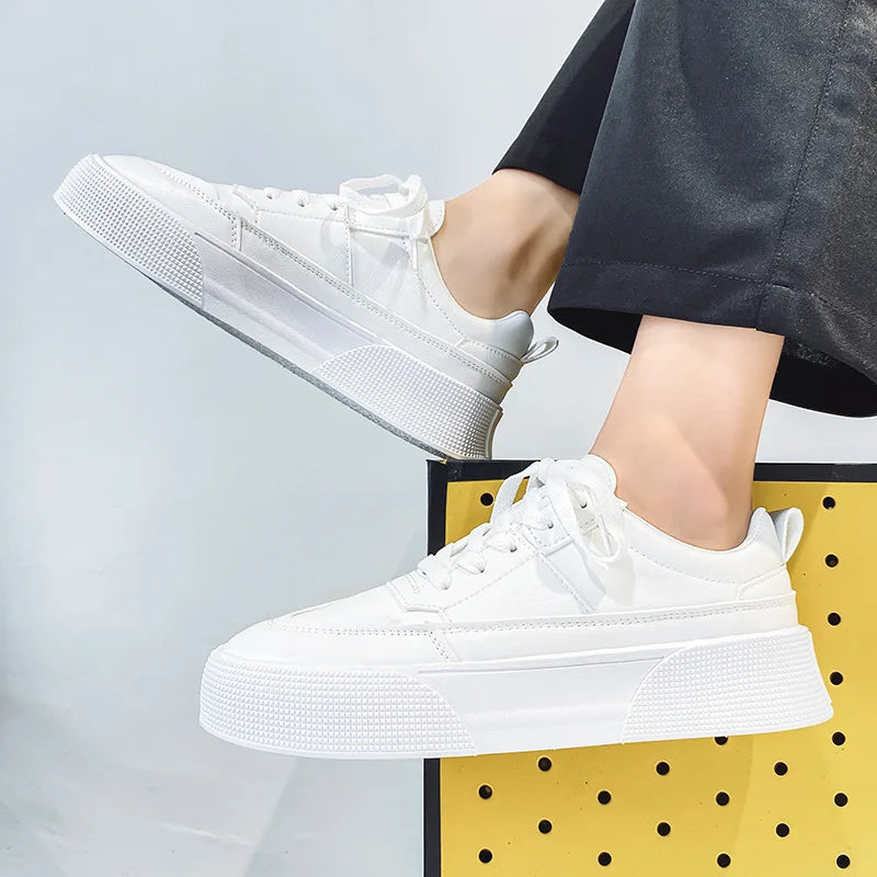 Shoes Leather White