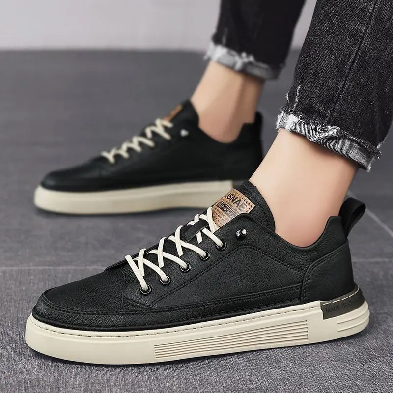 Shoes Leather Sprintz Black