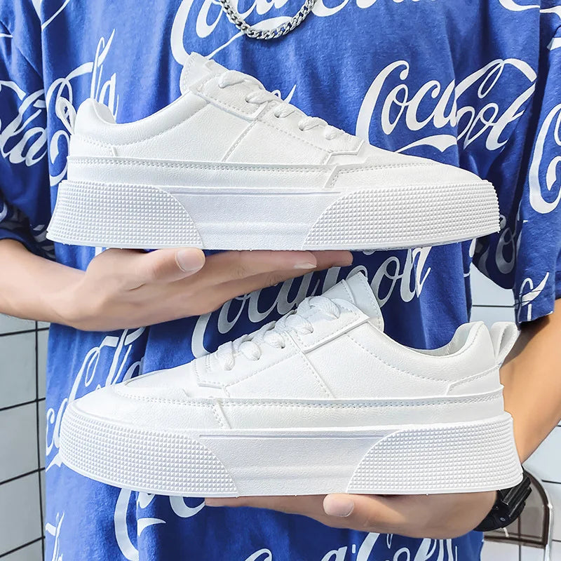 Shoes Leather White